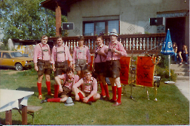 1983 Leithatal Buam Frühschoppen Pamer (Kaipla) E. Dürr, P. Unger, E. Glabonjat, R. Pingitzer, W. Dürr, N. Wendelin, St. Reiter 61LB