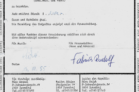 1985 Sportler Maskenball SK Pama Vereinbarung 81DW