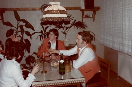1982 Leithatal Buam Silvester in Gattendorf die Nachbesprechung  45DW