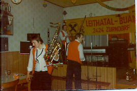 1983 R. Pingitzer, W. Dürr, E. Dürr, Leithatal Buam Gattendorf Gasthaus Limbek 70LB