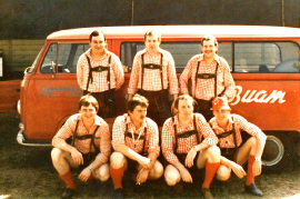 1984 Leithatal Buam NEU, Johann, Erich, Paul, Stefan, Reinhard, Werner, Norbert 93LB