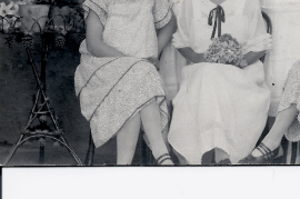 1930er Ebner Maria und und Pekar Geschwister 11LAG