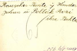 1930er Terez Mesner Rauscher - Rückseite 15HW