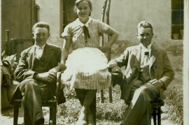 1935 v.l. F. Ranitsch, R. Ranitsch (Hoffmann) J. Ranitsch 19RW
