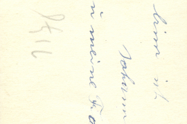 1930er Rückseite Johann Kirschner und seine Frau 62HW