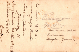 1933 Fam. Tustich Rückseite 96HW