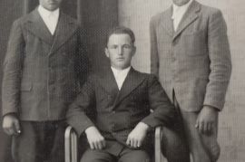 1940er v.l. Heinrich, Karl, Rudolf Kafka 16KAKA