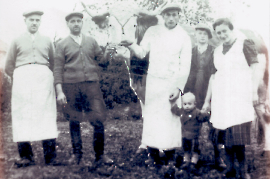 1941 Hr. Lambert sen, ?, M. Lambert sen. M. Lambert jun. Wilma Lambert 1LAER