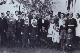 1940er Hochzeit M. u. F. Schicker 27PA