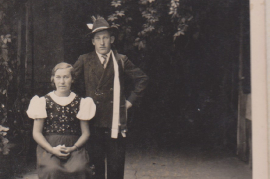 1939 Anna Ranitsch (geb. Ettl) und Bruder Paul Ettl 2WRR