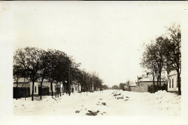 1941 Untere Hauptstr. im Winter 58PM