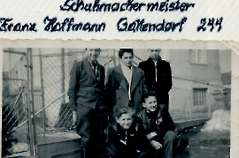 1954 v.l. W. Ranitsch als Schusterlehrling 116RW