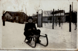 1950er unbekannt Winter in Zurndorf 129SO