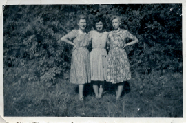 1955 Herta Ebner, Fr. Weiss, Grete Niedermaier 15HJ