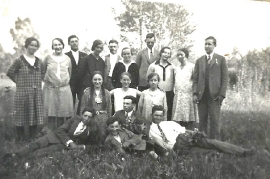 1950er Sängerchor mit F. Frank 19HF