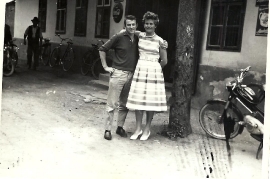 1950er im Gasthaus am Bahnhof Fam. Pamer 30HM