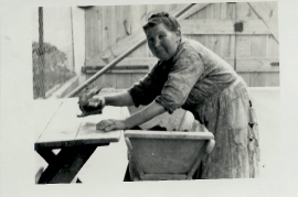 1950er Waschtag Theresia Zeugner 52M