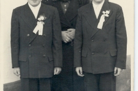 1953 Firmung Walter Rechnitzer, Theresia Rechnitzer, Alfons  56M