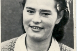 1955 Frida Schusterreiter in Zurndorf (Foto J. Zeugner), 72SG