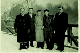 1950er P. Milleschitz, A. Ebner, P. Mayerhofer, J. Zeugner, F. Rosner 82M