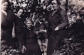 1950er Resi Nagy, K. Szigeti, Großmutter, Karli Nagy, Wohlfart Onkel, Wohlfart Lisi Tante 90SZCH