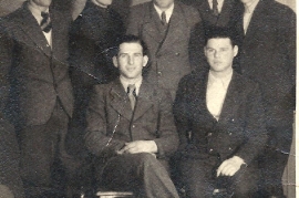 1960er v.l.o. P.Meixner, J.Ettl, A.Meixner, M.Weiss, J.Zechmeister, v.v.l. P.Pingitzer, M.Meixner 10ZJ