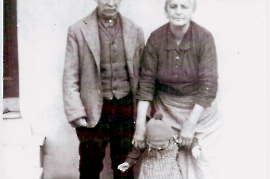 1960 Michael Polz geb. 1887, Maria Polz geb. 1892, Gerlinde Lang geb. 1958 (verh. Pamer) 12ARE