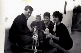 1960 Herbert, Felix Zapfl, Inge Rosta, Herta Pamer 153ZA