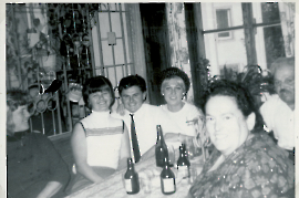 1970er v.l. H. Ettl, I. Zechmeister, M. Sonnleitner, ?, Fr. Millischitz, M. Sonnleitner 164So