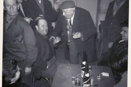 1960er v.l. F. Schicker, J. Horvath, J. Wurm, J. Rosta, ?, M. Pamer 18RM