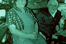 1970er Maria, Paul Szakolczai Schuster obere Hauptstr. Wohnung in der Feldgasse 23KAKA