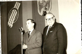 1966 Wahlkampf Bürgermeister  A. Pammer, Vizekanzler Pittermann 2P