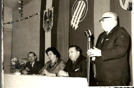 1966 Wahlkampf Bürgermeister li. A. Pammer, re. Vizekanzler Pittermann 3P