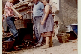 1967 R.Samek, Hr.Samek, Fr.Samek, warme Blunzn aus dem Kessel 41WS