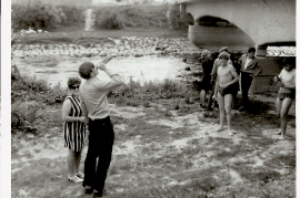 1969 Kirtagsausklang bei der Leitha 68DW