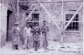 1960er v.l. M.Silber, Jakob Harmat, M.Sonnleitner, Josko Heinz,  vorne H. Harmat 69GÖ