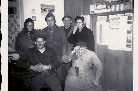 1960er v.l. E. Bauhofer, Hr. Horvath, M. Rosta, M. Dürr, ?, J. Ferland, 6RM