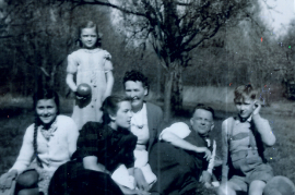 1960er Fam. Dr. M. Schneemayer mit Else Metzl 6SCH