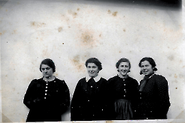 1960 v.l. Fr. Szankovits, Th. Weintritt, ? Maria Weintritt 74ZWE