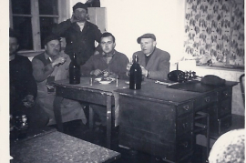 1960er v.l. J. Ferland, J. Wagner, M. Rosta, M. Dürr 7RM