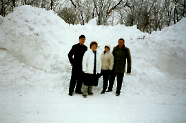 1986 Winter in Zurndorf, J. H. Ettl, M. F. Hauptmann, Leithagasse 73HM
