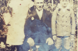 1910er Johann Horwath mit Elsa u. Matthias 15SM