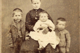 1870 v.l. J. Müllner, Neger Ahnl, P., J. Müllner, 21B