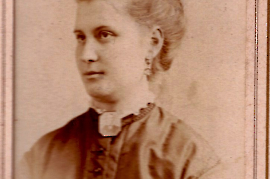 1900er unbekannte Schwester einer Großmutter 1845-1931 3UBK