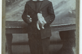 1880er unbekanntes Kind, vielleicht Josef Horwath, Andreas vom Album 110HW